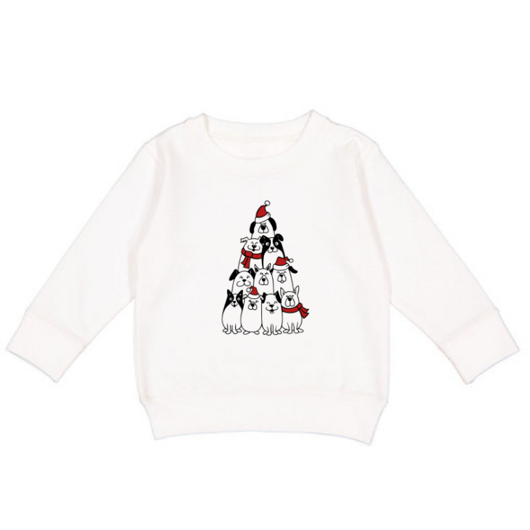 Christmas Dogs Long Sleeve T-Shirt - Toddler