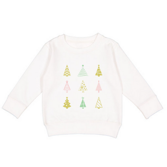 Christmas Trees Long Sleeve T-Shirt - Toddler