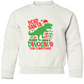 Dinosaur for Christmas Crewneck Sweatshirt - Youth