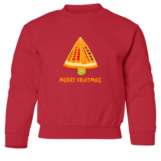 Merry Fruitmas Crewneck Sweatshirt - Youth