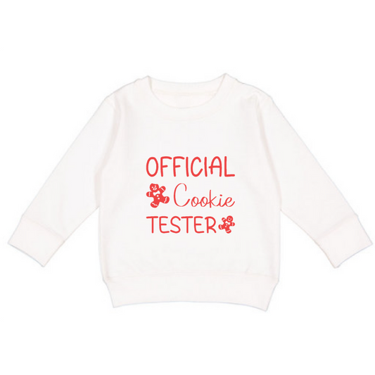 Official Cookie Tester Long Sleeve T-Shirt - Toddler