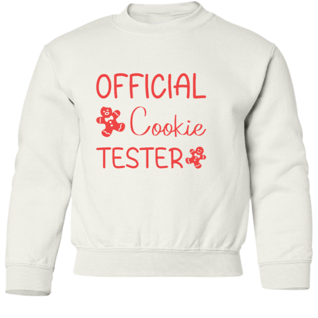 Official Cookie Tester Crewneck Sweatshirt - Youth