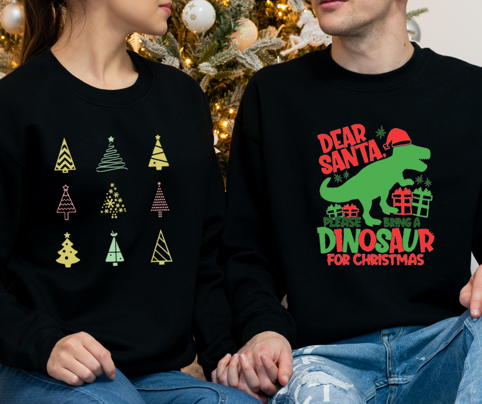 Christmas Trees Crewneck Sweatshirt - Adult Unisex