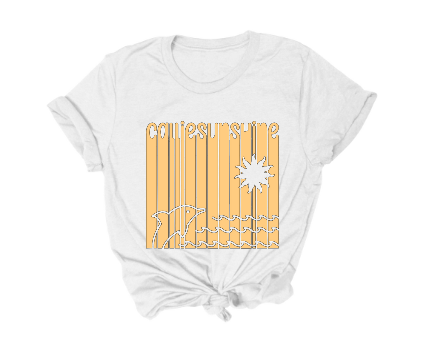 Callie Sunshine Beach Relaxed Fit T-Shirt - Adult Women