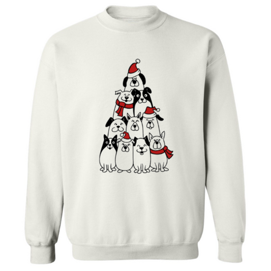 Christmas Dogs Crewneck Sweatshirt - Adult Unisex