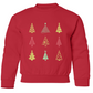 Christmas Trees Crewneck Sweatshirt - Youth