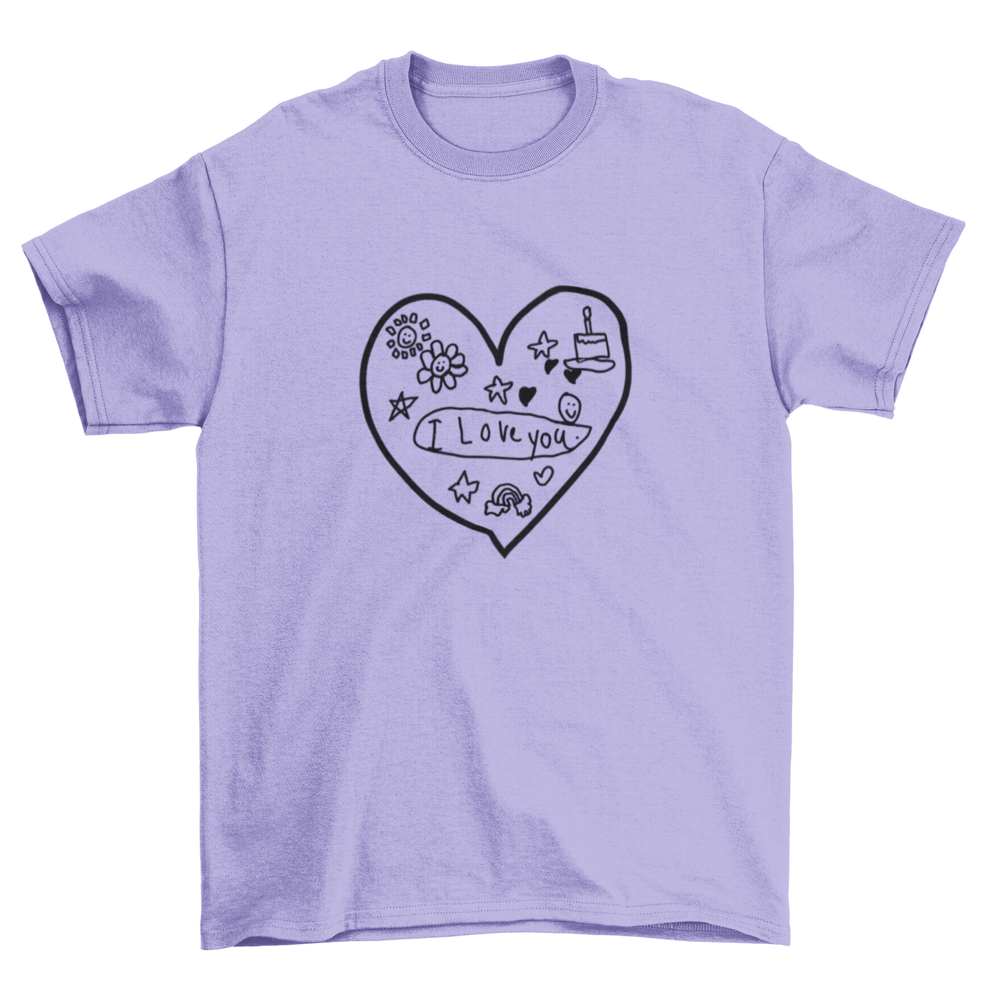 I Love You Heart T-Shirt - Youth