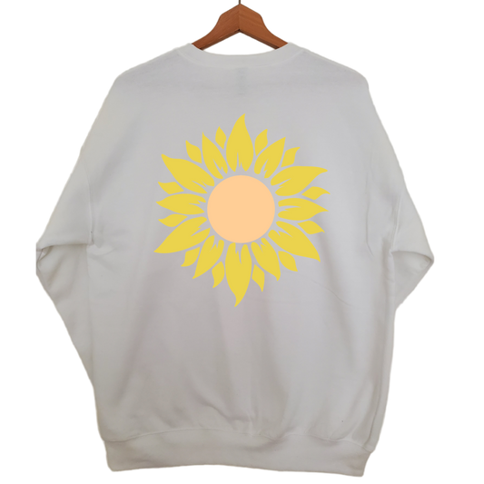 Logo with Sunflower Sweatshirt - Adult Unisex