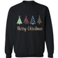 Merry Christmas Trees Crewneck Sweatshirt - Adult Unisex