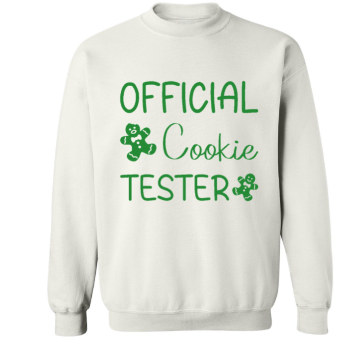 Official Cookie Tester Crewneck Sweatshirt - Adult Unisex