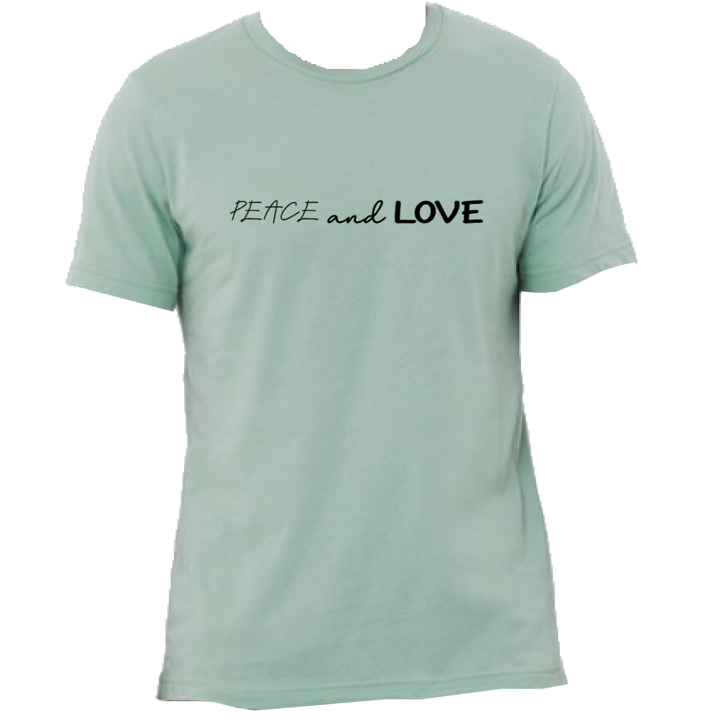 Peace and Love Retail Fit T-Shirt - Adult Unisex