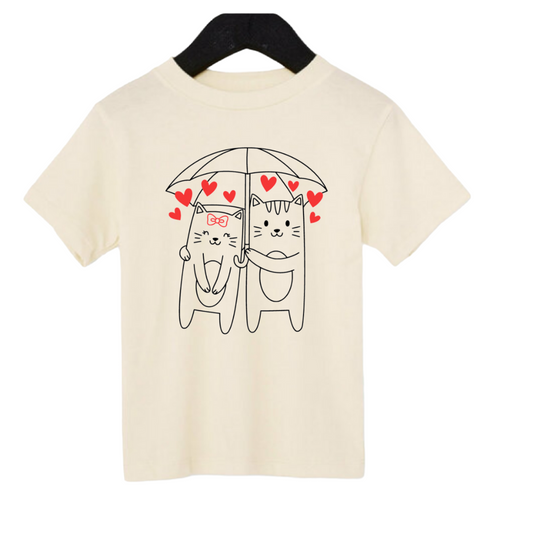 Cats in Love T-Shirt - Toddler