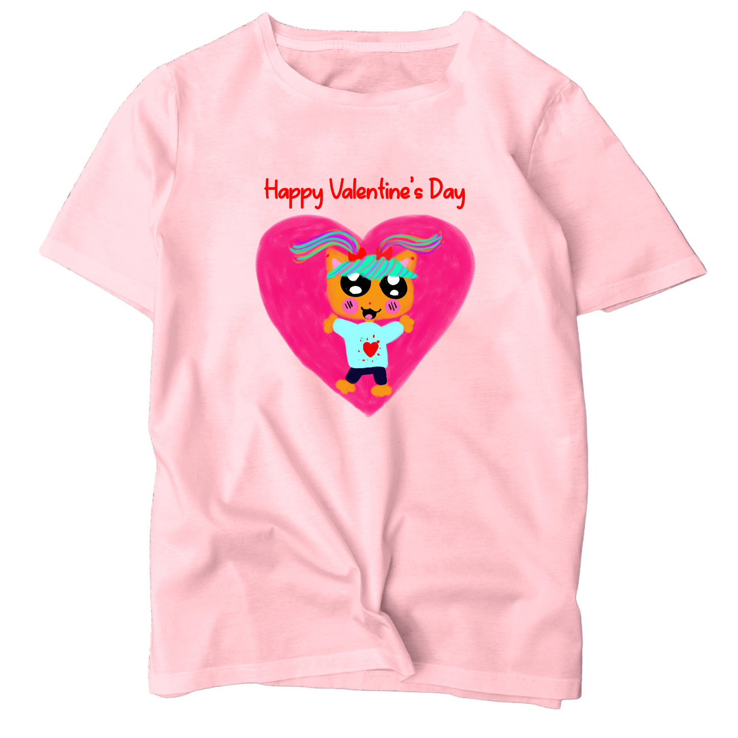 Happy Kitty T-shirt - Youth