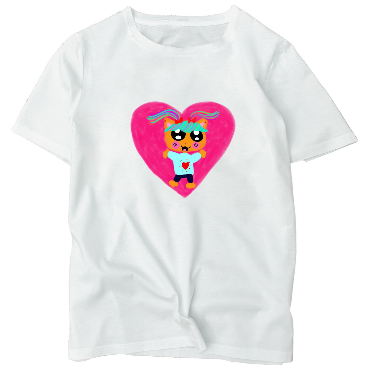 Happy Kitty T-shirt - Youth