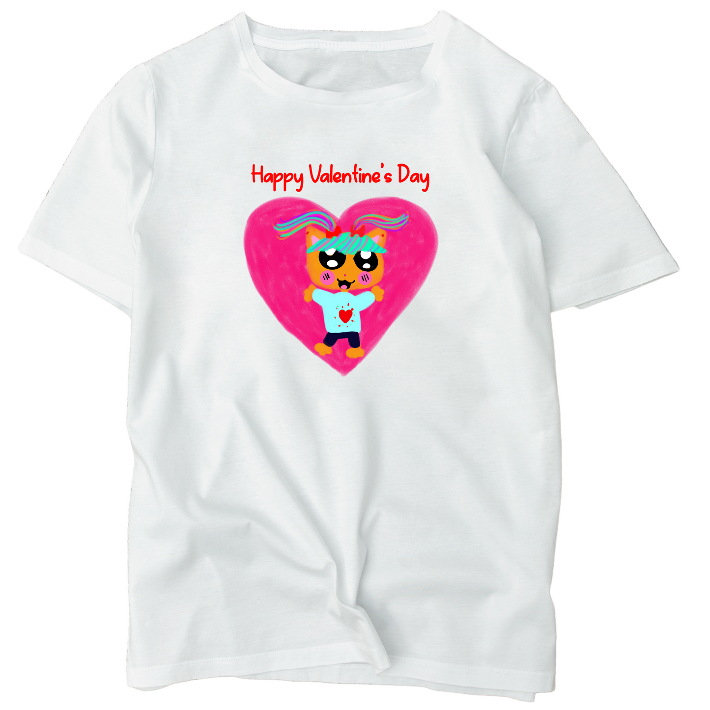 Happy Kitty T-shirt - Youth